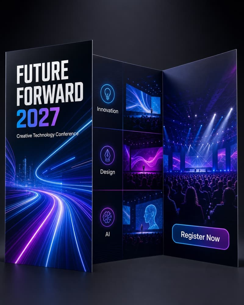 Events brochure example